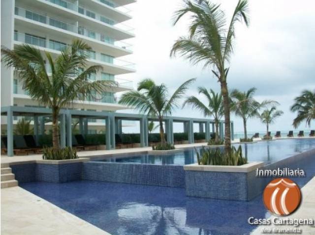 APARTAMENTO EN VENTA DE 1 HABITACIÓN FRENTE AL MAR EN CARTAGENA