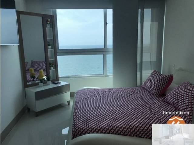 ARRIENDO APARTAMENTO POR DIAS 2 HABITACIONES FRENTE AL MAR en Cartagena