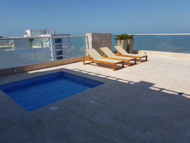 APARTAMENTO EN VENTA 2 HABITACIONES FRENTE AL MAR, CARTAGENA BOCAGRANDE