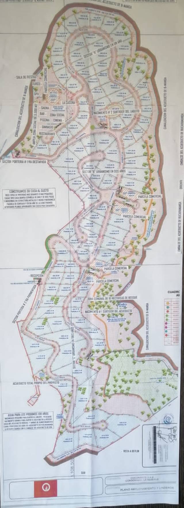 Parcelas en Condominio La Reserve en Bucaramanga