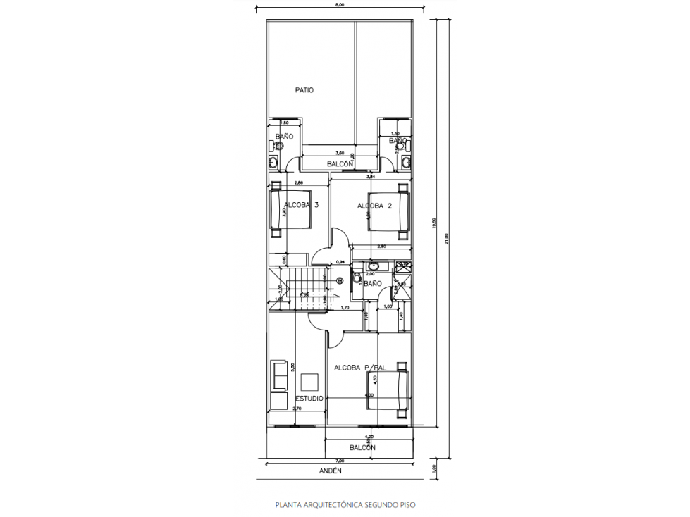 proyecto sobre planos en urbanización Rosendo Garcés.