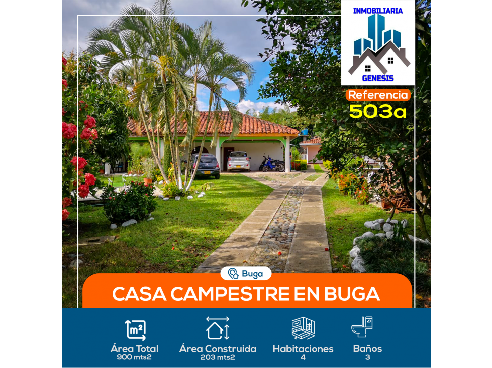 Ref 503a Casa campestre en Buga