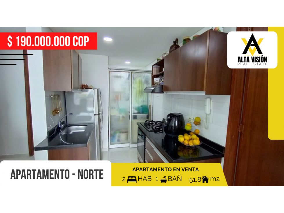 Apartamento en venta - Norte de Armenia (Av 19 Norte)