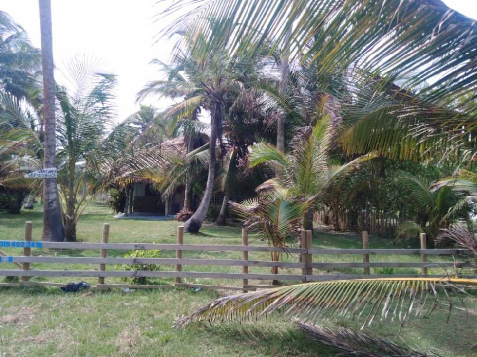 VENTA DE CABAÑA FRENTE AL MAR EN MOÑITOS CÓRDOBA